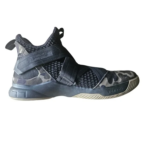 Nike LeBron Soldier 12 XII Mens 13 Camo‎ Olive BlackBasketball Shoes